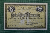 Нотгельд, крис-нотгельд, бона 50 пфеннигов 1918 год, город Soltau, Зольтау. Германия.