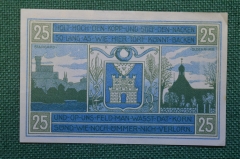 Нотгельд, бона 25 пфеннигов 1920 год, город Oldenburg-Holstein, Ольденбург-ин-Хольштайн. Германия.