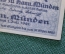 Нотгельд, бона 10 пфеннигов 1921 год, город Hann Munden, Ганн Мюнден. Германия.