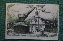 Нотгельд, бона 10 пфеннигов 1920-е годы, город Lunneberg, Люнебург. Der alte Krahn. Германия.