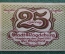 Нотгельд, бона 25 пфеннигов 1920 год, город Magdeburg, Магдебург. Ратуша. Германия. #2