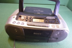 Магнитофон Sony, Сони. MP3 CD-R.RW Playback. Радио, кассетник. В ремонт.