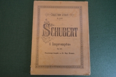 Ноты, партитуры "Шуберт. Композиции". Юргенсон. Российская Империя. #K19