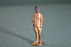 Солдатик WHW "Служба Безопасности СС". Золочение. Зимняя Помощь. День Полиции. Германия. 1940е.