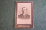 Фотография визитка старинная 