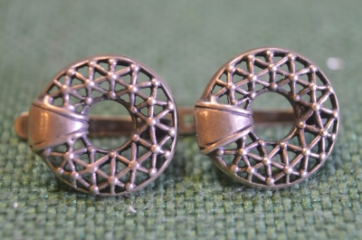 Серьги "Фибула". Серебро 925 проба Звезда. СССР.