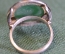 Кольцо крупное. Зеленый камень. Серебро. Винтаж. 