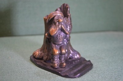 Карандашница "Гном". Силумин. Карболит. СССР.