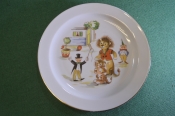 Тарелка фарфоровая детская 