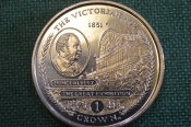 Монета 1 крона 2001 года. Викторианский век. Выставка, Принц Альберт. Гибралтар, Gibraltar. 