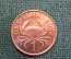 Монета 1 пенни, penny 2006 года. Краб. Гернси, Guernsey