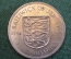 Монета 5 шиллингов 1966 года. Five shillings. 900 лет битве при Гастингсе. Джерси, Jersey. 