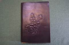 Портмоне старинное кошелек. Модерн. Кожа. Тиснение. Царская Россия.