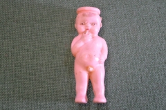 Фигурка игрушка "Писающий мальчик". Пластмасса. Юмор. Винтаж. #1