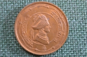 Монета 1 анна 1944 года. One anna. Штат Джайпур, Jaipur. Индия, India. Саваи Ман Сингх II.