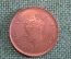 Монета 1/2 пайса 1940 года. Half pice. Британская Индия, India. Георг VI.
