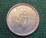 Монета 1/2 рупии 1942 года. Half rupee. Серебро. Британская Индия, India. Георг VI.