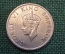 Монета 1/2 рупии 1947 года. Half rupee. Британская Индия, India. Георг VI.