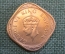  Монета 2 анны 1942 года. Two annas. Индия, India. Георг VI.