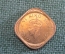 Монета 1/2 анны 1944 года. Half anna. Индия, India. Георг VI.