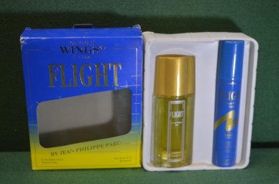 Туалетная вода 100 мл и дезодорант Flight Jean Philippe. Набор в коробке. США. Америка. Винтаж.