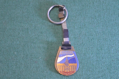 Брелок для ключей "Королевский Замок Krolewski Zamek". Тяж. металл. Горячая эмаль". Польша. 1960е.