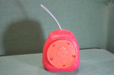 Коробка для Новогоднего подарка "Рюкзак Дед Мороз". Елка. СССР.