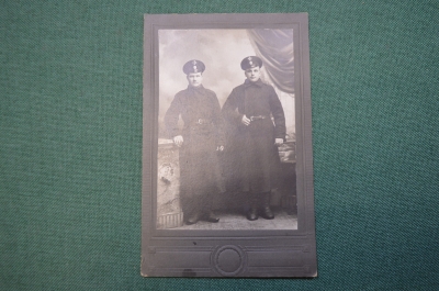 Фотография старинная. Военные. Солдаты. Ополченцы. Фото Духновского. Киев. Царская Россия. 1915 г.