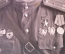 Фотография Военный подполковник РККА. Герой советского Союза. Винтовые ордена Ленина. СССР. 1940е.