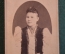 Фотография старинная визит портрет. Девушка Татарка. Мода. Царская Россия.