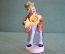 Статуэтка, фигурка фарфоровая "Уличный музыкант с трубой. Трубач". Фарфор. Германия.