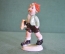 Статуэтка, фигурка фарфоровая "Мальчик в красной шапочке". Фарфор, бисквит. Германия.