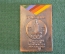 Знак значок "Участник церемоний игр XXII Олимпиады. Москва 1980". СССР.