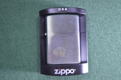 Зажигалка бензиновая Зиппо Zippo "СТС. Работай с огоньком". Оригинал. Новая. США. 2003 год.