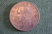 Монета серебряная 2 драхмы 1873 года. Серебро. Штемпельный блеск. Вес 10 гр. Георг I, Греция.