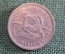 Монета 1 шиллинг 1950 года. One Shilling. Туземец с копьем. Георг VI. New Zealand. Новая Зеландия.