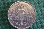 Монета 1/2 кроны 1940 года. Half Crown. Георг VI. 100 лет стране. Серебро. Новая Зеландия. Монета 1/2 кроны 1940 года. Half Crown. Георг VI. 100 лет стране. Серебро. Новая Зеландия.
