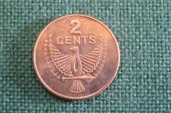 Монета 2 цента 2005 года. Two Cents. Елизавета II. Solomon Islands. Соломоновы Острова.