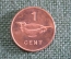 Монета 1 цент 2005 года. One Cent. Елизавета II. Solomon Islands. Соломоновы Острова.