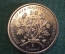 Монета 1 крона 2001 года. One Crown. 75 лет королеве. Елизавета II. Isle of Man. Остров Мэн.