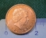 Монета 1 пенни 2001 год. Ancient Keeills of Mann. One penny. Елизавета II. Isle of Man. Остров Мэн.