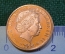 Монета 1 пенс, пенни 2006 год. Santon War Memorial. One penny. Елизавета II. Isle of Man. Остров Мэн