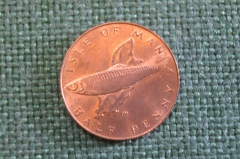 Монета 1/2 пенни 1978 год. Isle of Man. Half Penny. Елизавета II. Остров Мэн.