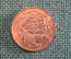 Монета 1/2 пенни 1981 год. Isle of Man. Half penny. Елизавета II. Остров Мэн.