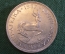 Монета 5 шиллингов 1957 год. South Africa. Suid-Afrika. Five shillings. Серебро. Елизавета II. ЮАР.