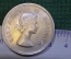 Монета 2 1/2 шиллинга 1955 год. South Africa. Suid-Afrika. 2,5 shillings. Серебро. Елизавета II. ЮАР