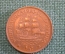 Монета 1/2 пенни 1950 год. South Africa. Suid-Afrika. Half penny. Георг VI. ЮАР.