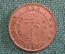 Монета 1 цент 1945 год. Ceylon. One Cent. Георг VI. Цейлон.