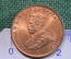 Монета 1 цент 1923 год. Ceylon. One Cent. Георг V. Цейлон.