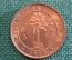 Монета 1 цент 1923 год. Ceylon. One Cent. Георг V. Цейлон.